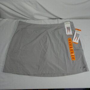 Orvis Women Grey Skort with Pockets Size XXL